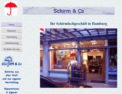 Schirm und Co. Homepage